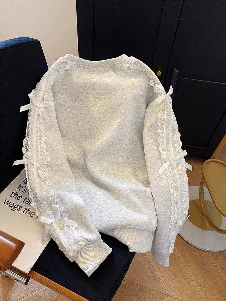 Winter Clothing Essentials For Women - Round Neck Pearl Women's Sweatshirts 2025