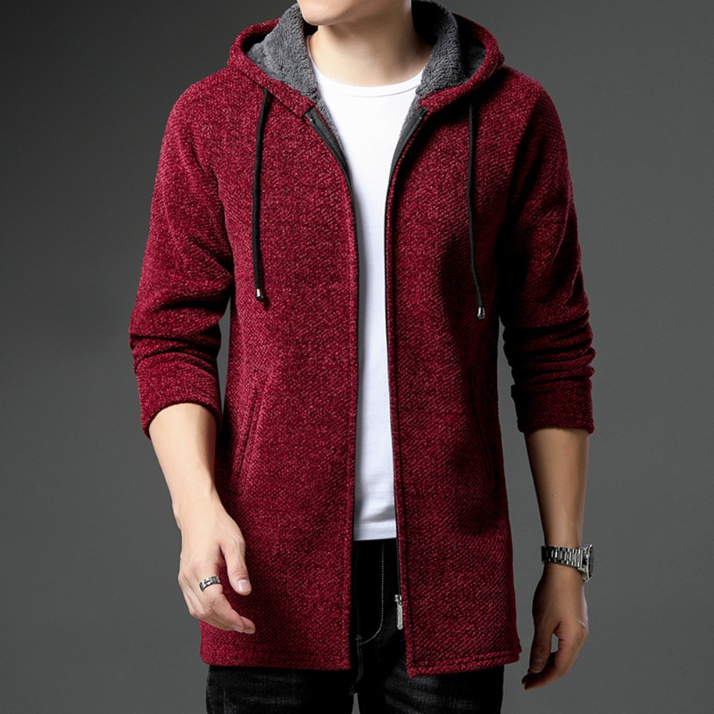 New Arrival Knitted Sweater Me - đánh giá và giá Fleece Hoodie Lined