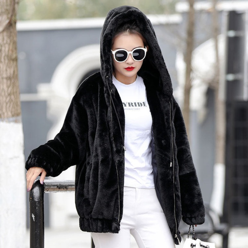 Plain with Zipper Female Hoode - đánh giá và giá Winter Clothing Drawing
