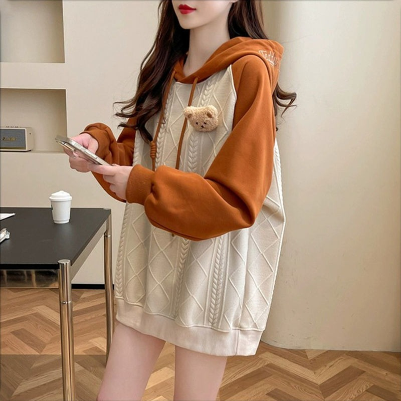 Pink Female Hooded Top Cute Y  - đánh giá và giá Winter Clothing Essentials For Women
