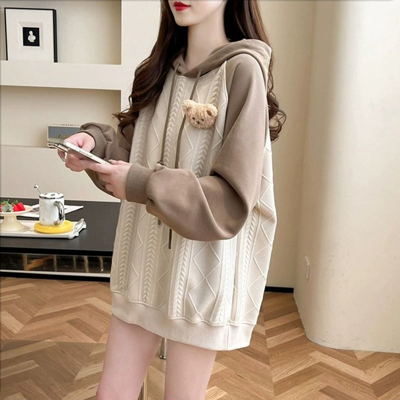 Pink Female Hooded Top Cute Y  - đánh giá và giá Winter Clothing Essentials For Women