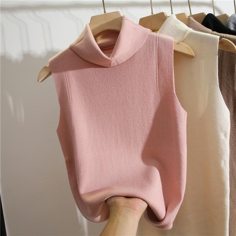 Turtleneck Sleeveless Slim Fit - đánh giá và giá Winter Clothing Essentials For Women
