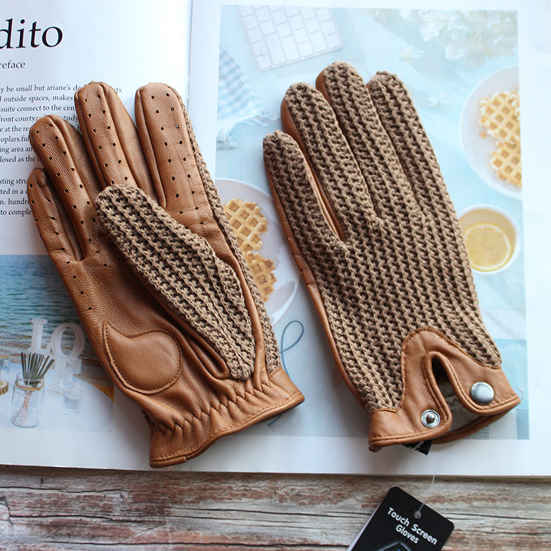 High Quality New Leather Men's - đánh giá và giá Knit Glove Touch Screen