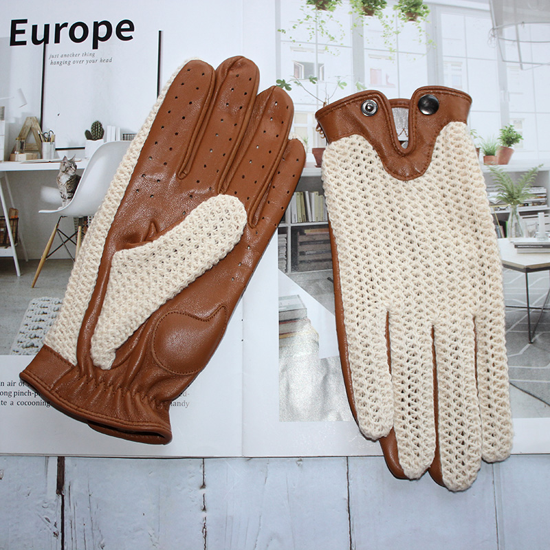 High Quality New Leather Men's - đánh giá và giá Knit Glove Touch Screen