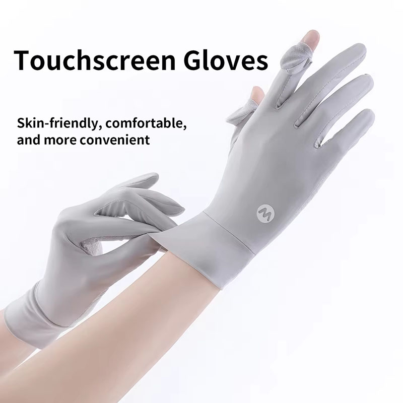 Sunscreen Ice Silk Breathable  - đánh giá và giá Knit Glove Touch Screen
