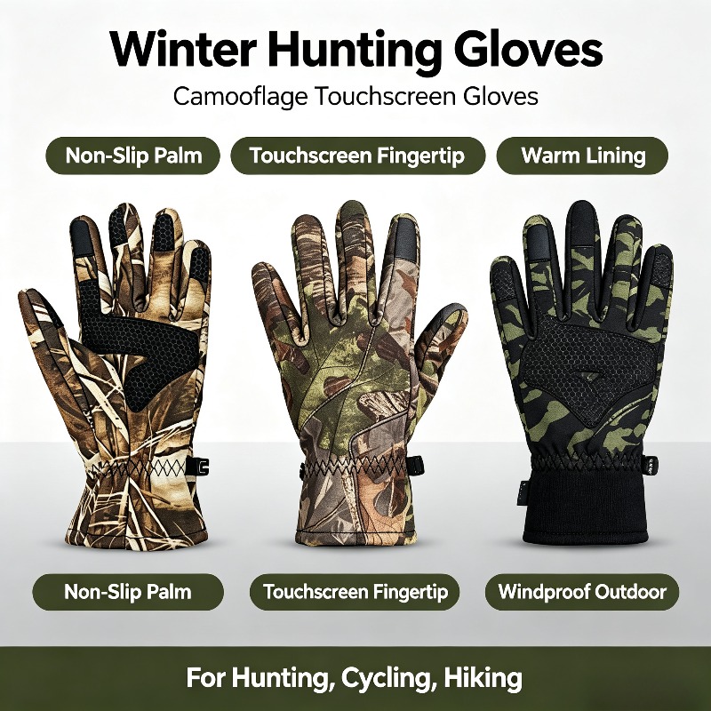 Outdoor Sports Non-slip Huntin - đánh giá và giá Knit Glove Touch Screen