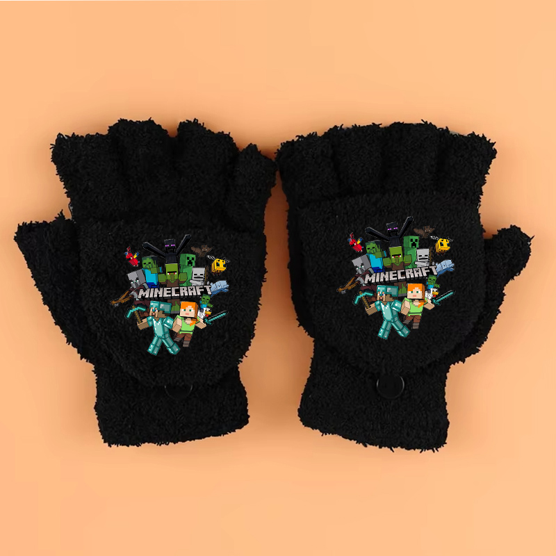 New Game Theme Print Gloves Mi - đánh giá và giá Winter Clothing Accessories