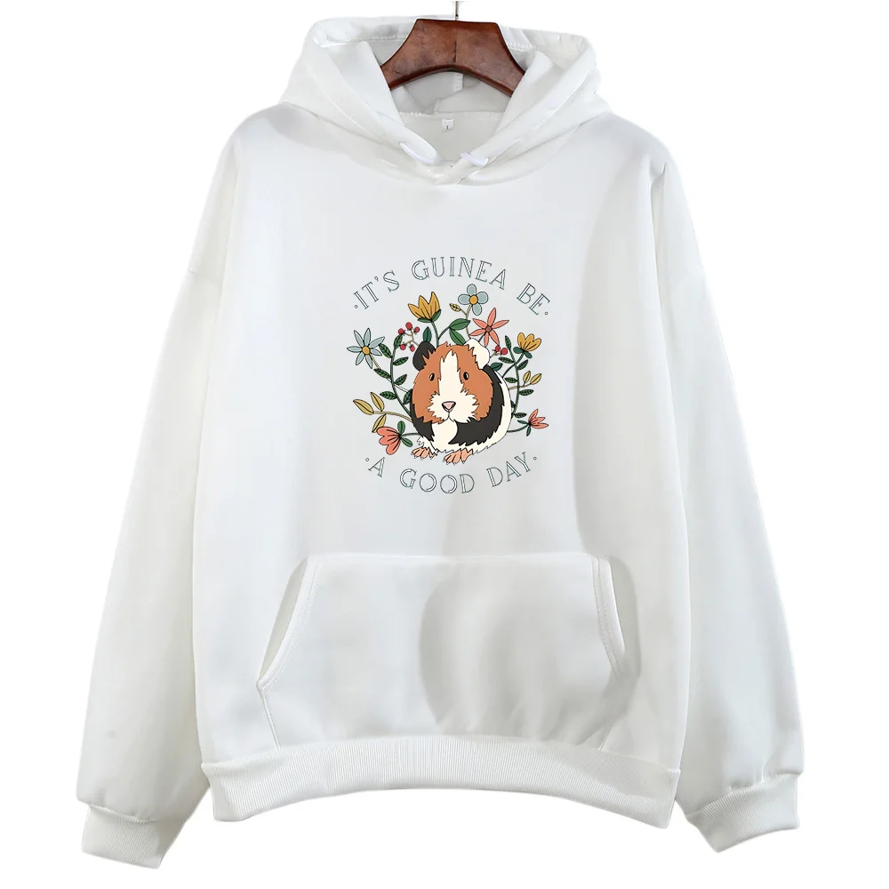 Cute Guinea Pig Graphic Hoodie - đánh giá và giá Winter Clothing Drawing