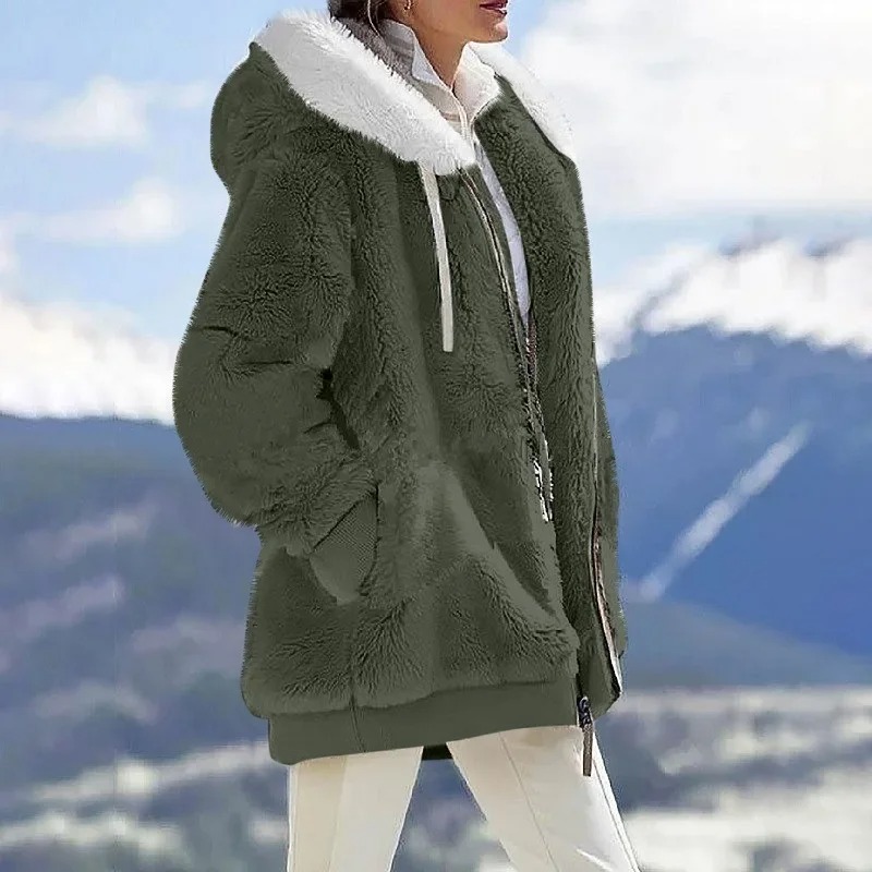 2025 Winter Warm Women Jackets - đánh giá và giá Fleece Hoodie Lined