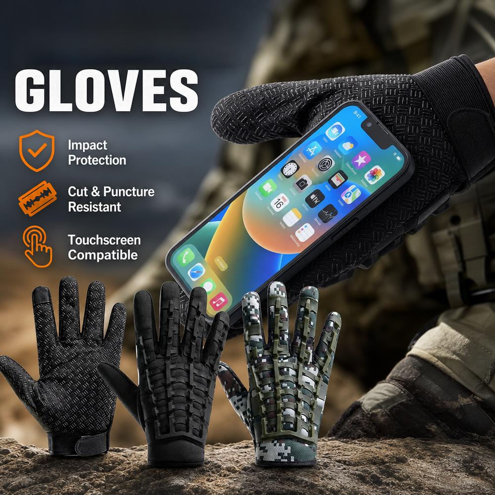 Tactical Gloves Touchscreen Mo - đánh giá và giá Knit Glove Touch Screen