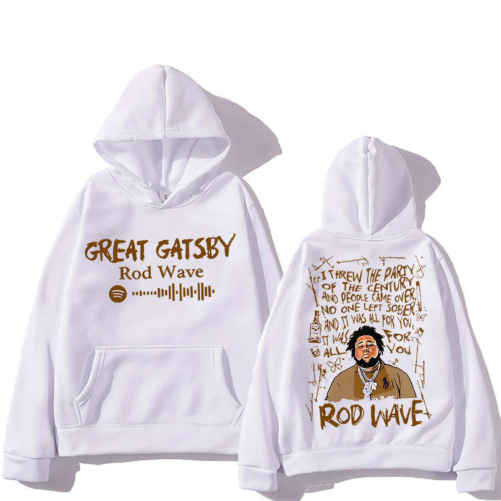 Rod Wave Graphic Printing Hood - đánh giá và giá Winter Clothing Drawing