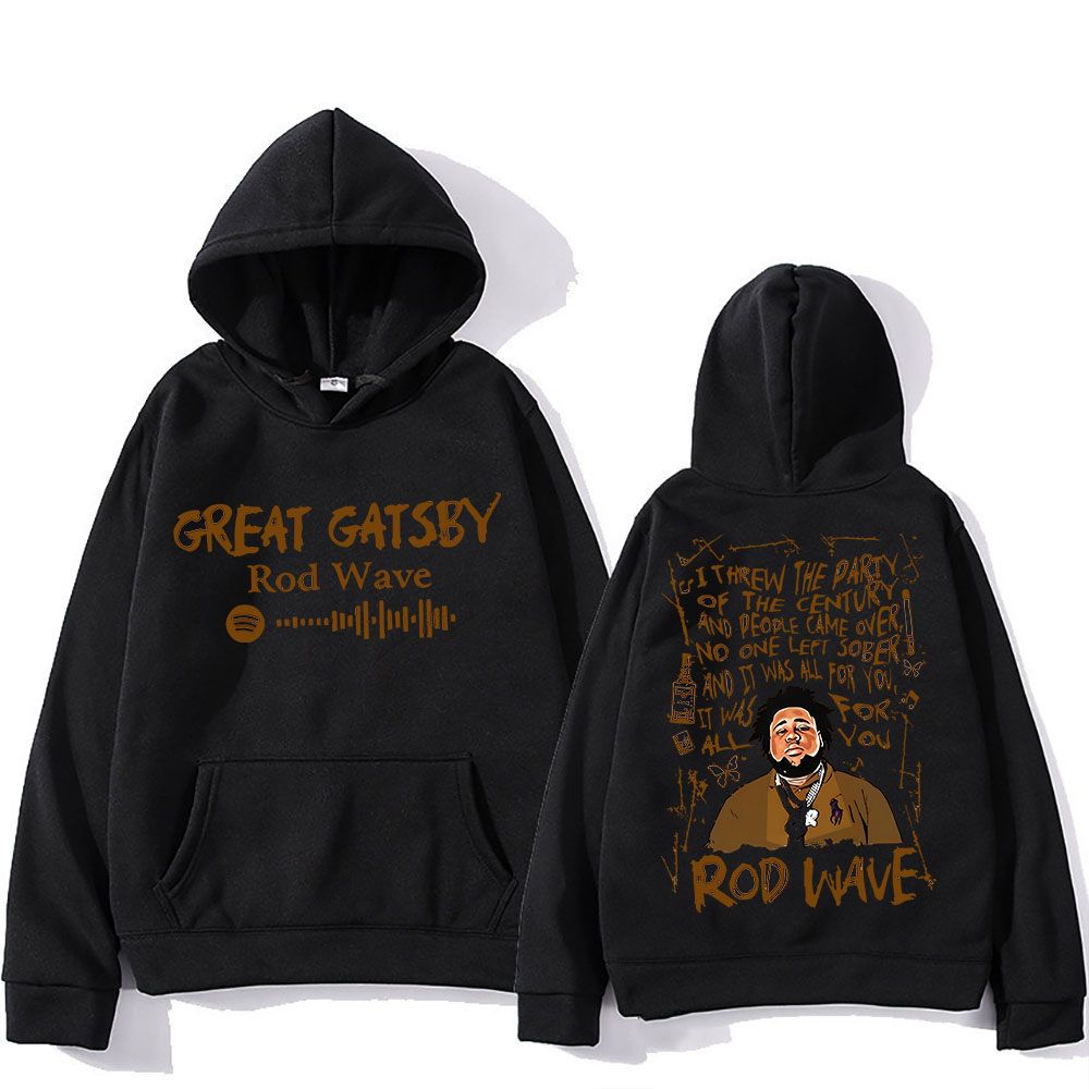 Rod Wave Graphic Printing Hood - đánh giá và giá Winter Clothing Drawing