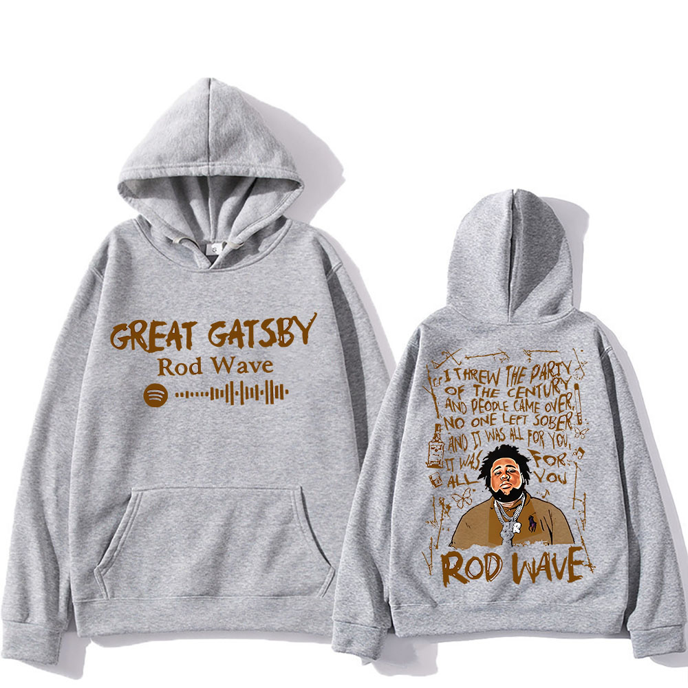 Rod Wave Graphic Printing Hood - đánh giá và giá Winter Clothing Drawing