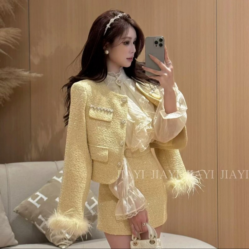 New Small Fragrance High End T - đánh giá và giá Winter Clothing Color