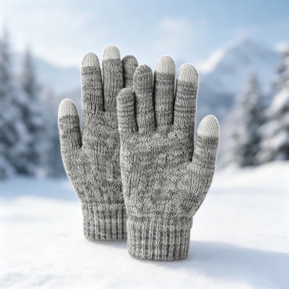 2Pcs/Set Fashion Winter Childr - đánh giá và giá Knit Glove Touch Screen