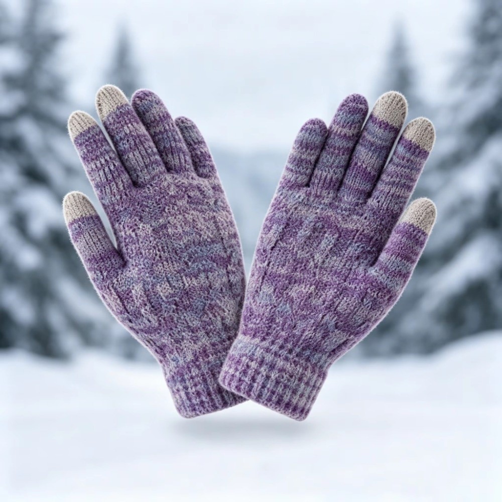 2Pcs/Set Fashion Winter Childr - đánh giá và giá Knit Glove Touch Screen