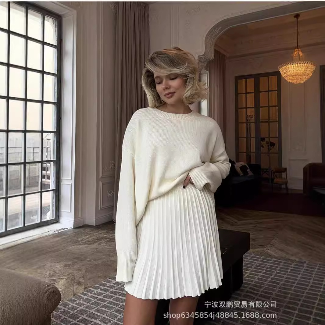Autumn Solid Color O-neck Swea - đánh giá và giá Winter Clothing Color