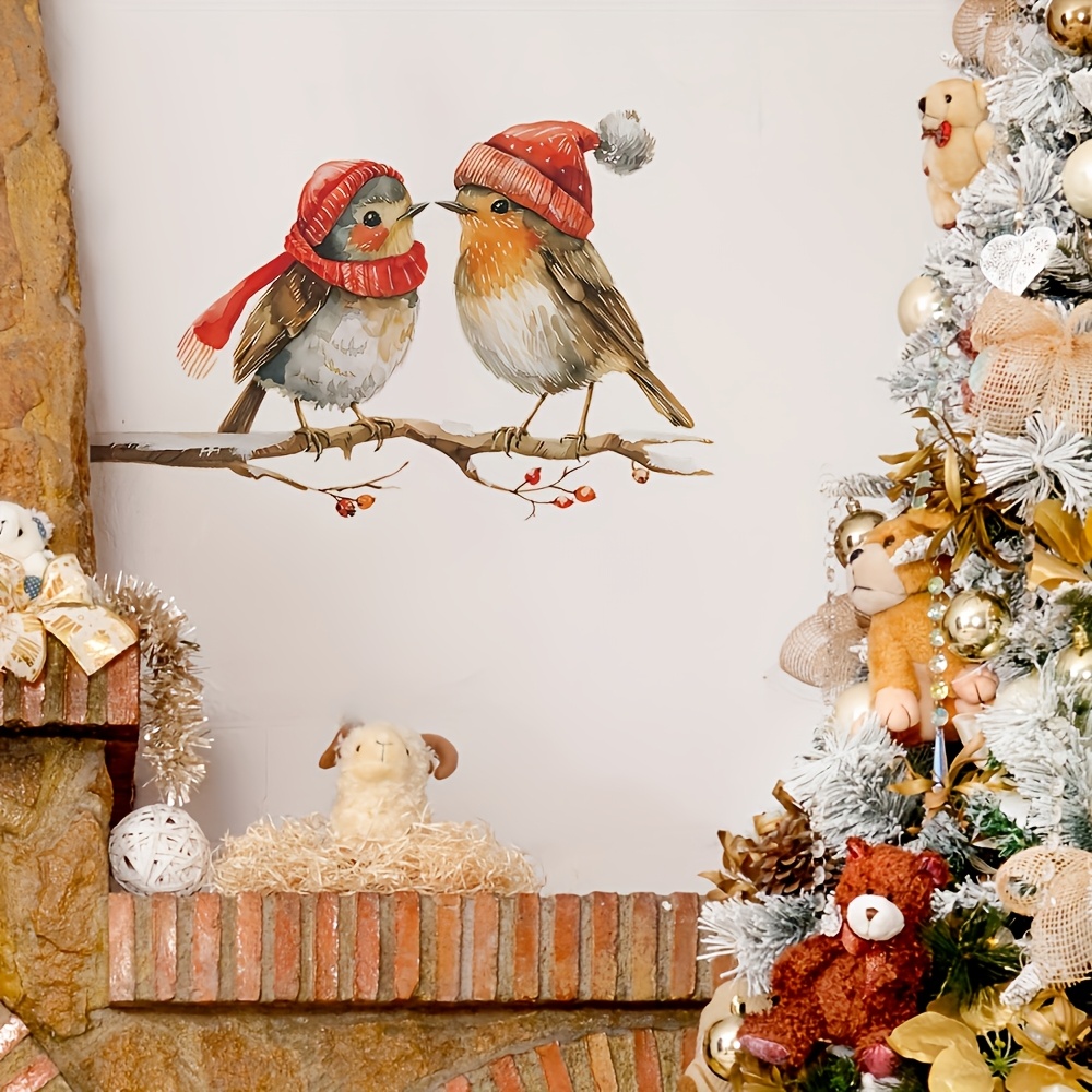 Watercolor Winter Robin Window - đánh giá và giá Winter Clothing Accessories