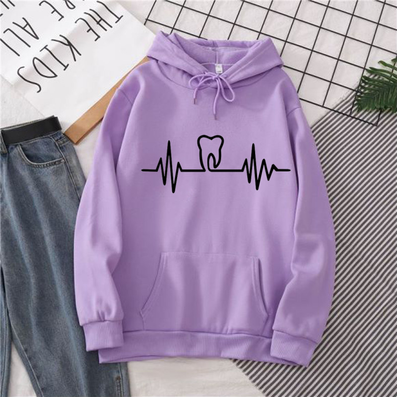 Heatbeat Hoodie Graphic Tooth  - đánh giá và giá Winter Clothing Drawing