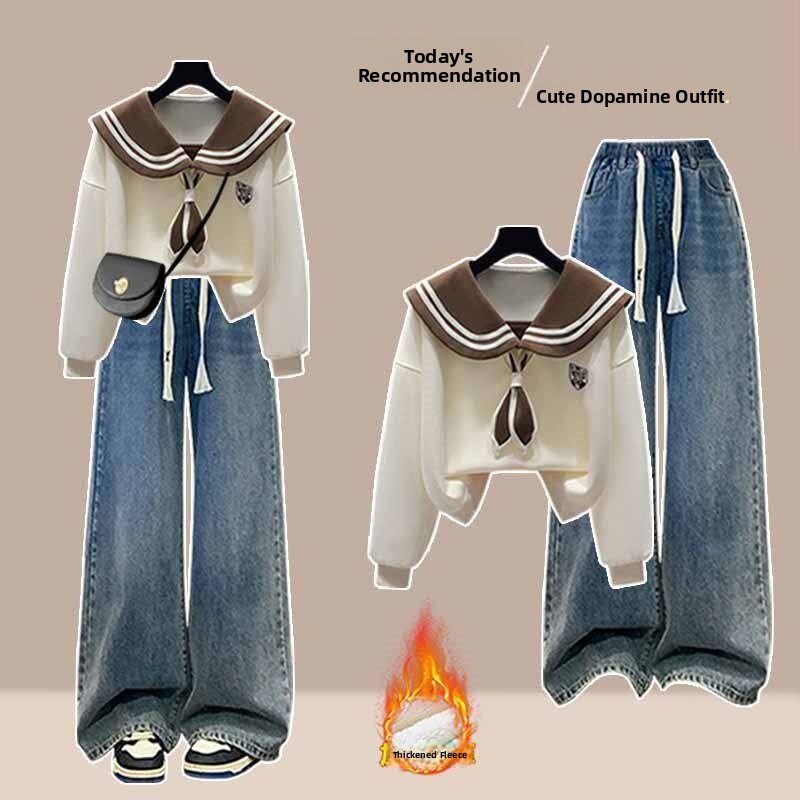 Autumn Winter College Style Na - đánh giá và giá Fleece Hoodie Lined