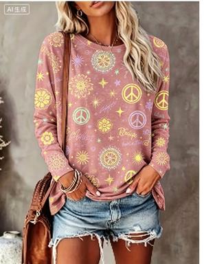 Women Long Sleeve T‑Shirt Hipp - đánh giá và giá Winter Clothing For Women