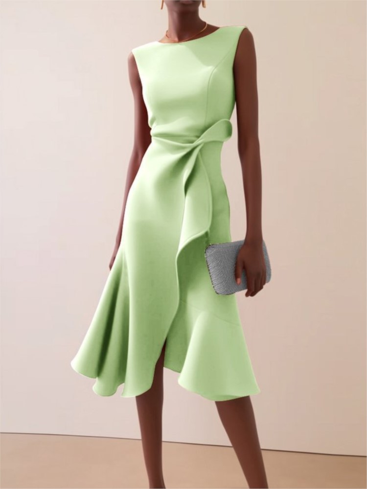 Elegant Women's Evening Dress  - đánh giá và giá Winter Clothing Drawing