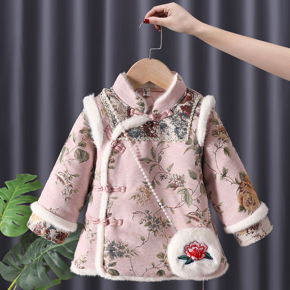 Winter Baby Girls Hanfu Kids P - đánh giá và giá Winter Clothing Baby