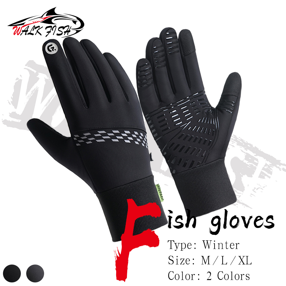 WALK FISH Fishing Gloves Keep  - đánh giá và giá Knit Glove Touch Screen