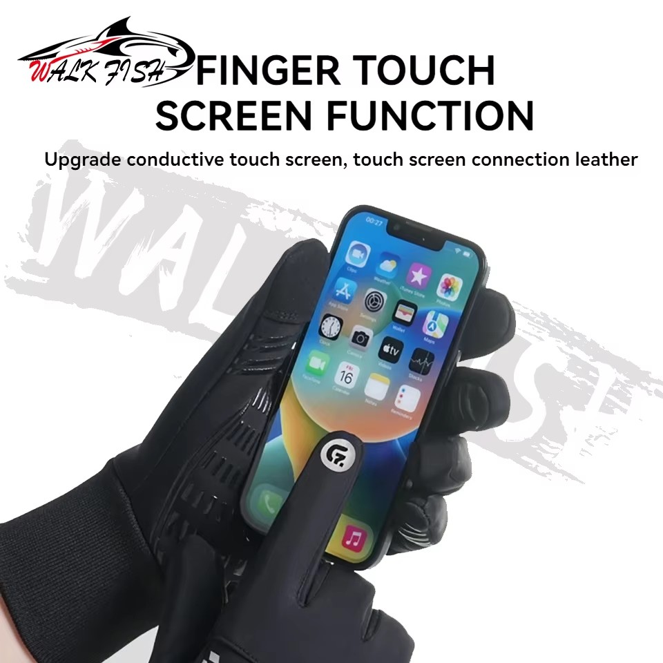 WALK FISH Fishing Gloves Keep  - đánh giá và giá Knit Glove Touch Screen