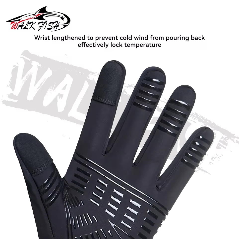 WALK FISH Fishing Gloves Keep  - đánh giá và giá Knit Glove Touch Screen