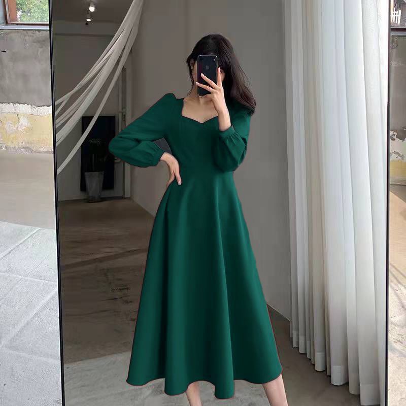 Temperament Black Midi Dress S - đánh giá và giá Winter Clothing Colors