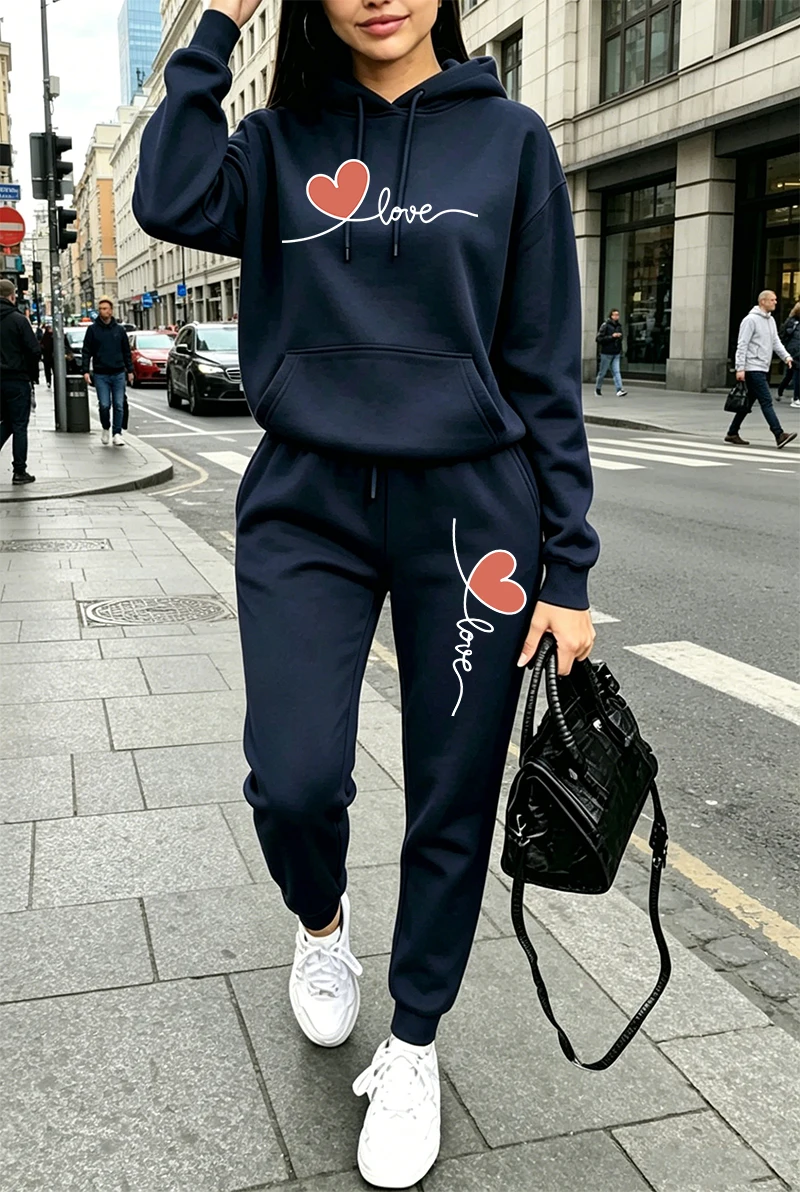 Womens Tracksuit Print Casual  - đánh giá và giá Winter Clothing For Women