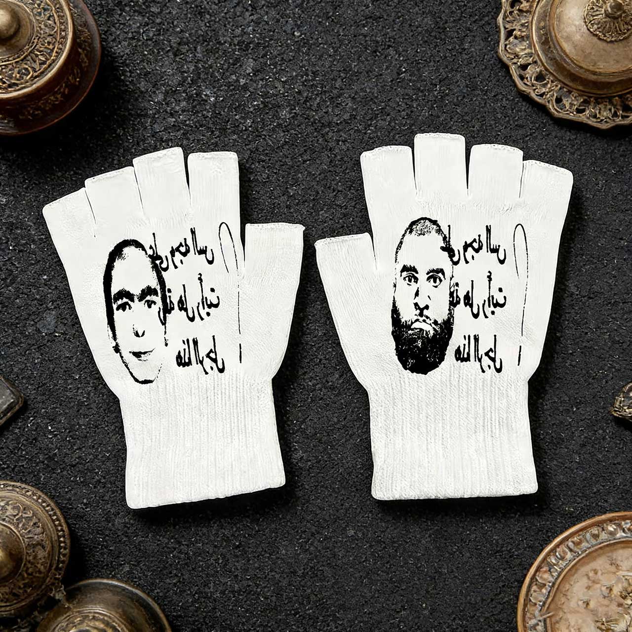 Y2K Retro Printed Fingerless G - đánh giá và giá Knit Glove Touch Screen