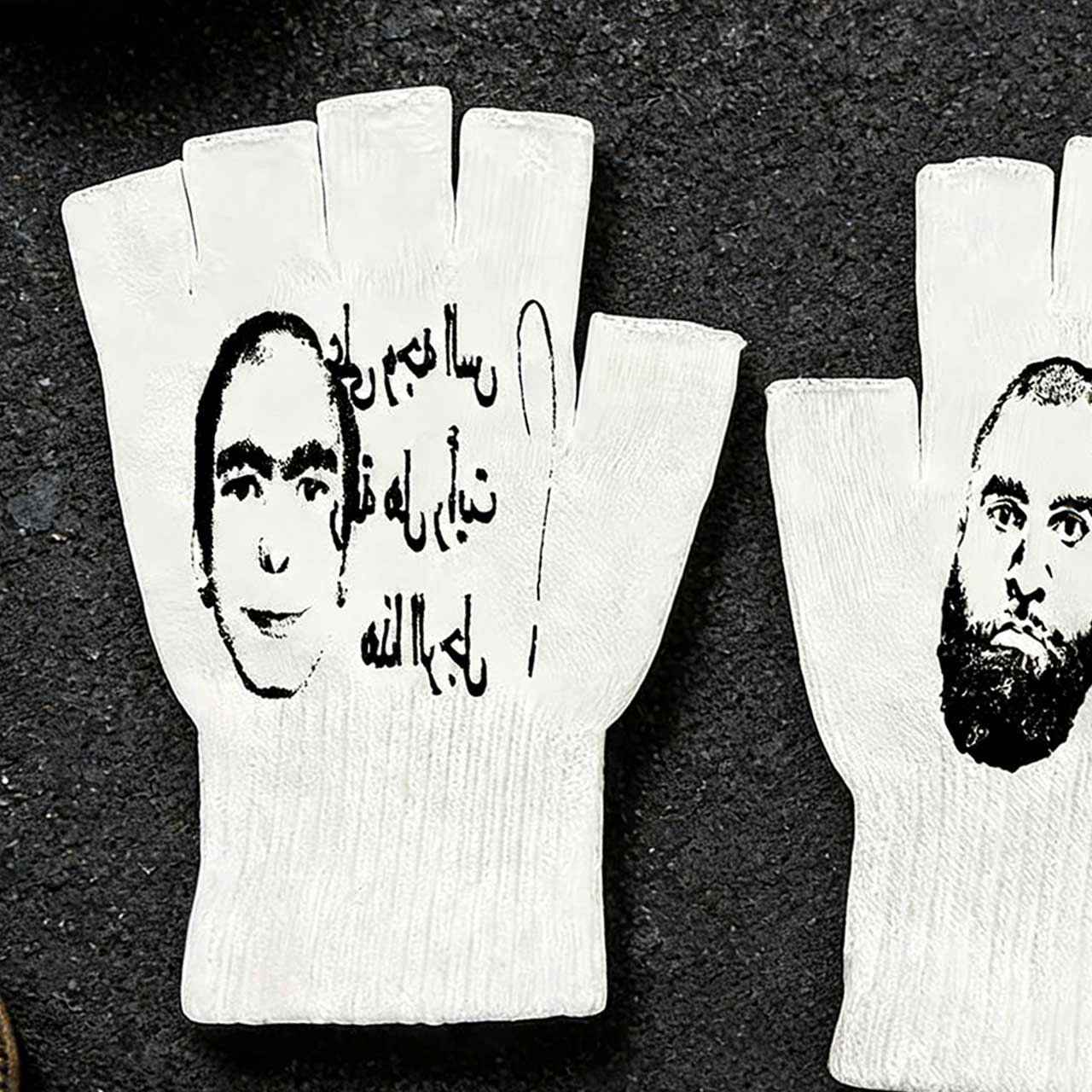 Y2K Retro Printed Fingerless G - đánh giá và giá Knit Glove Touch Screen