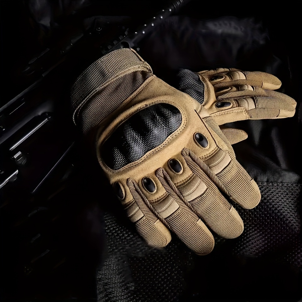 New Men's Full Finger Tactical - đánh giá và giá Knit Glove Touch Screen