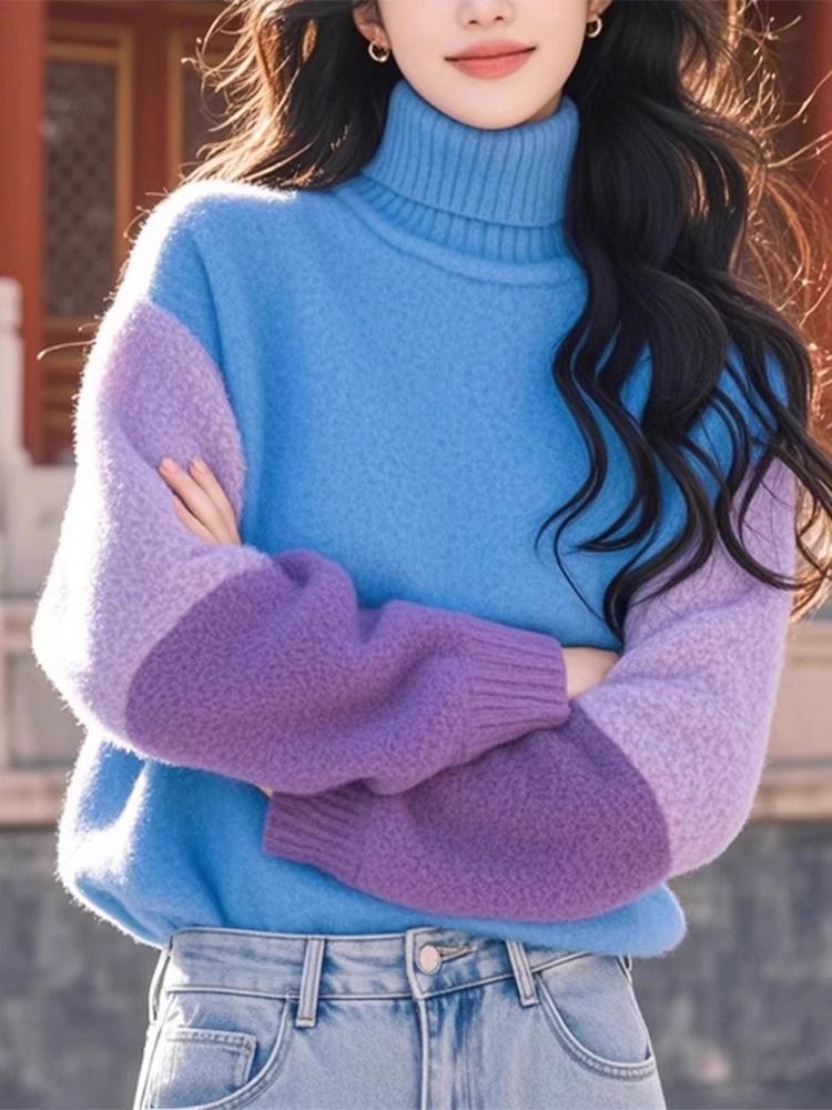 Stylish Contrasting Colors Spl - đánh giá và giá Winter Clothing Colors