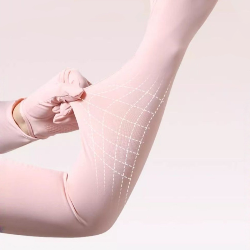 UPF50+ Ice Silk Sun Protection - đánh giá và giá Knit Glove Touch Screen