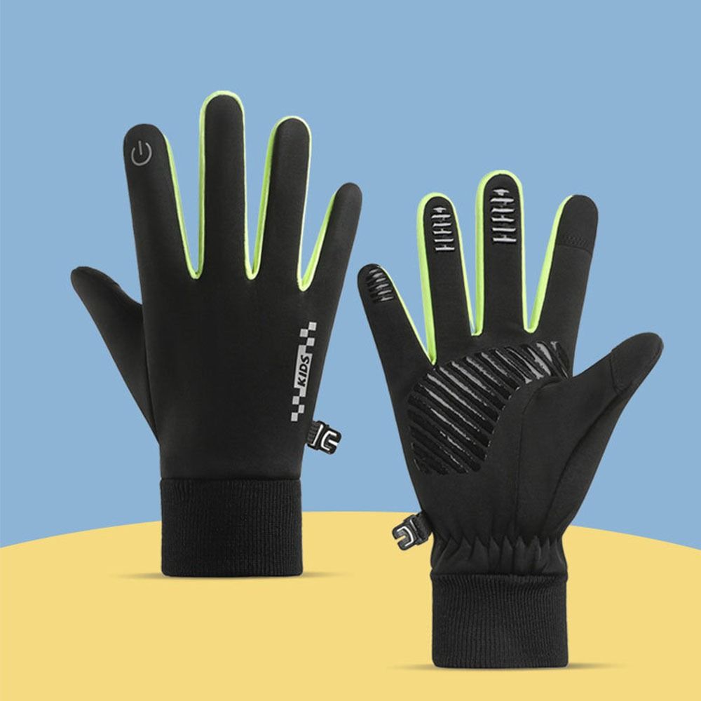 Non-slip Winter Children Bicyc - đánh giá và giá Knit Glove Touch Screen