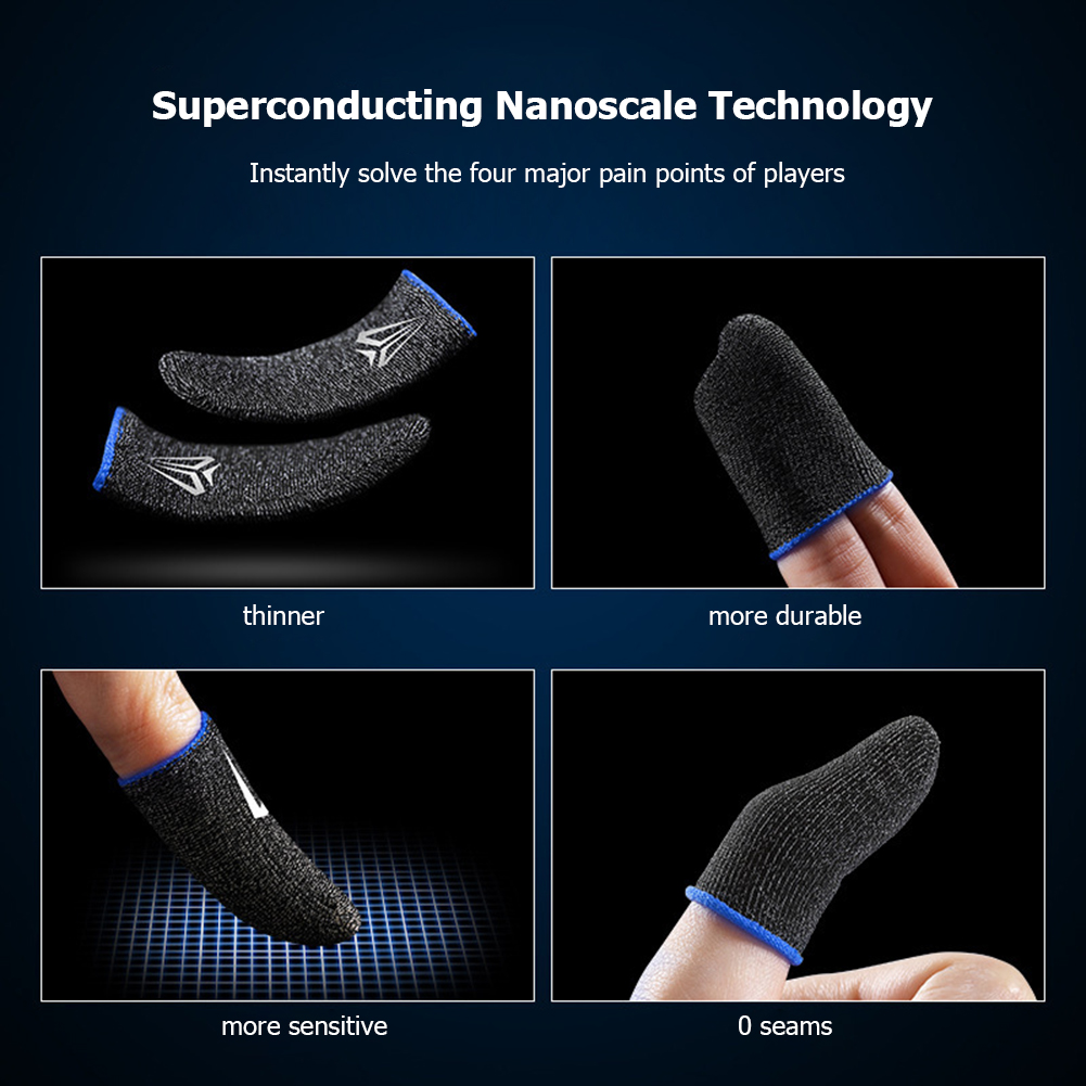 1 Pair Gaming Finger Sleeve Th - đánh giá và giá Knit Glove Touch Screen