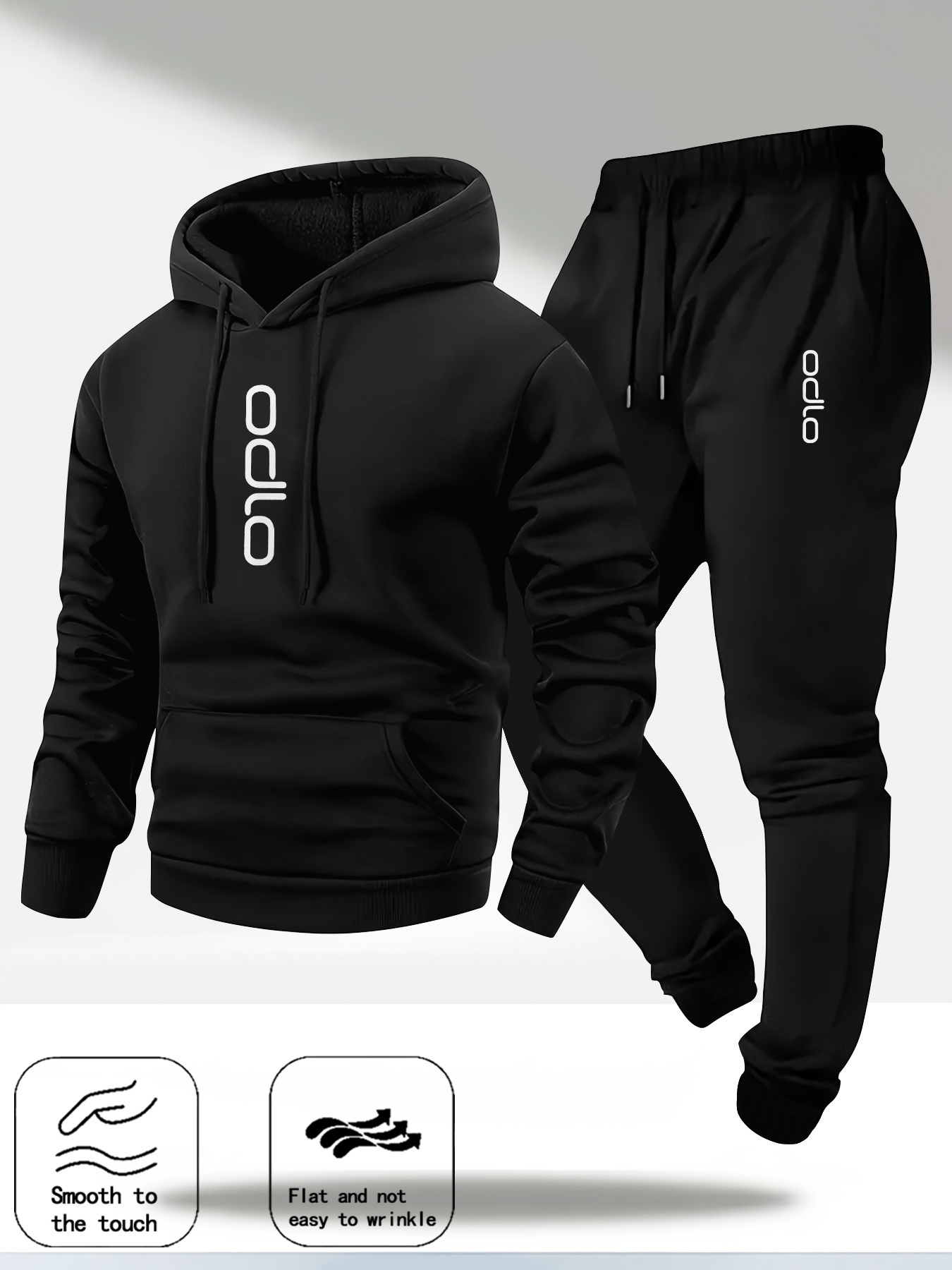 2026 Men Ring Print Tracksuit  - đánh giá và giá Fleece Hoodie Lined